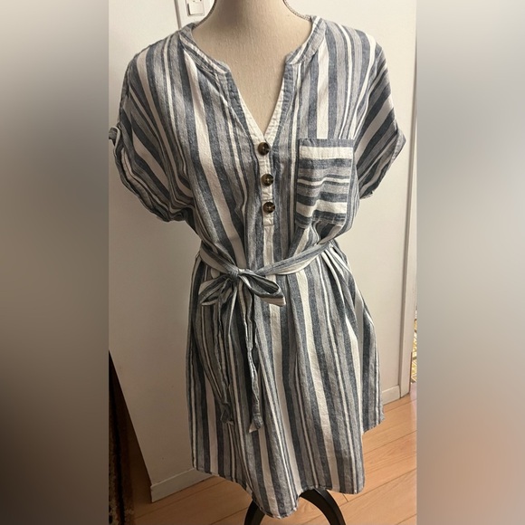 Reitmans Mini Dress Linen Cotton XL - Picture 1 of 6